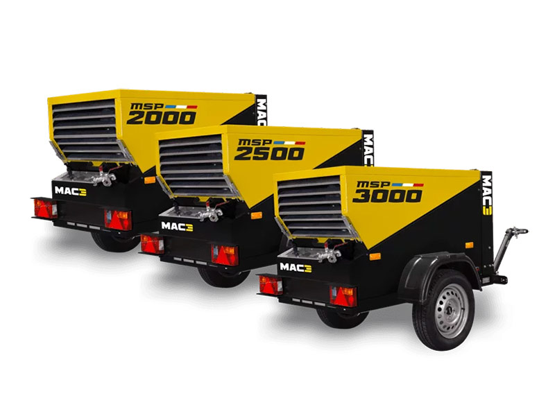 COMPRESSEUR MOBILE MAC3 MSP 2000-2500-3000